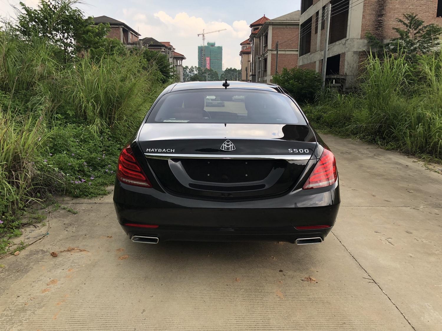 迈巴赫奔驰s500解析黄江改良版本,并非原厂
