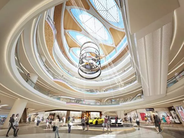 七一国际广场项目大中庭效果图