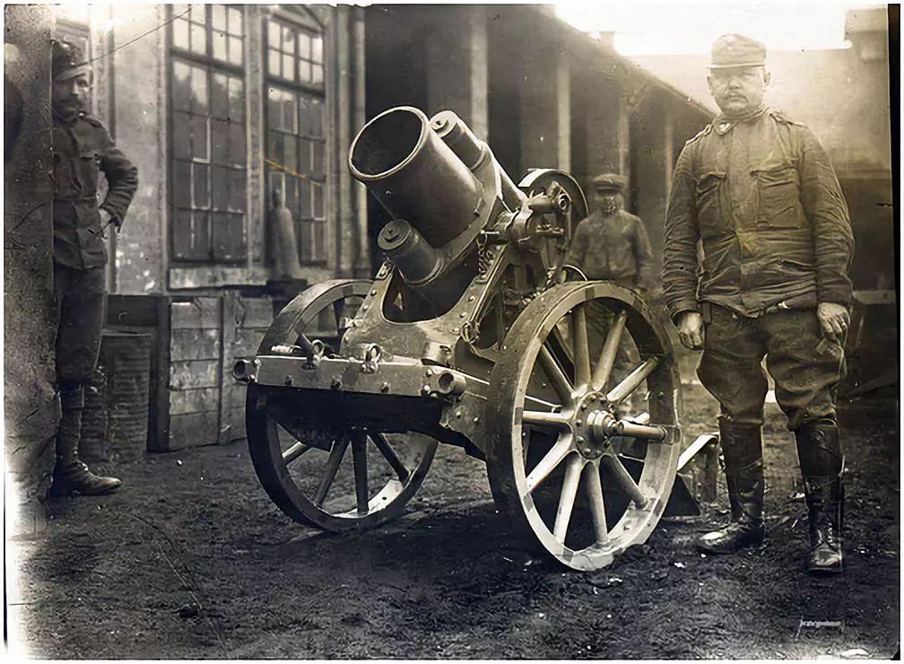 迫击炮前世:一战中的臼炮,空气炮与古代弩炮