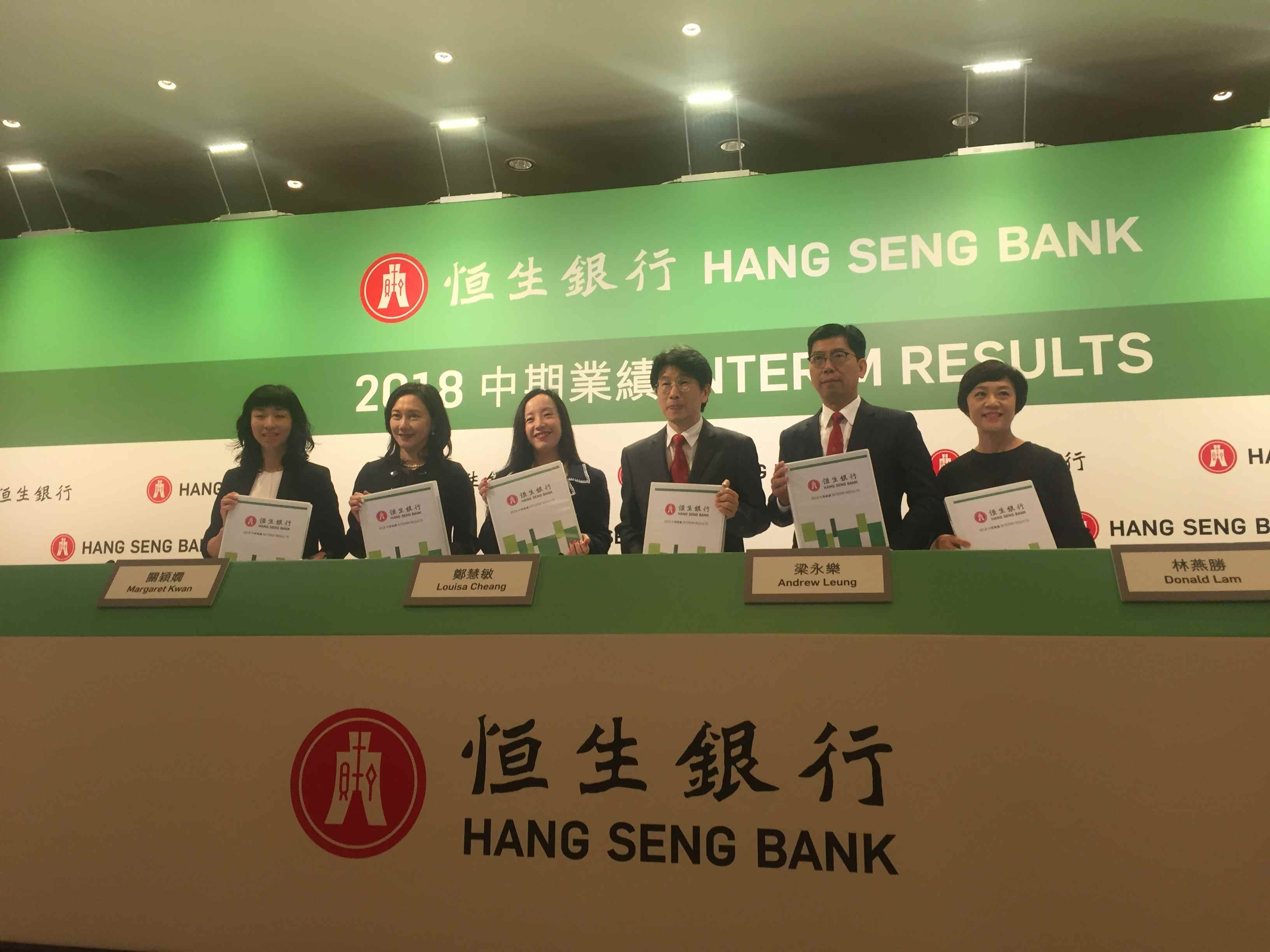 恒生银行00011预计下半年经营环境更具挑战