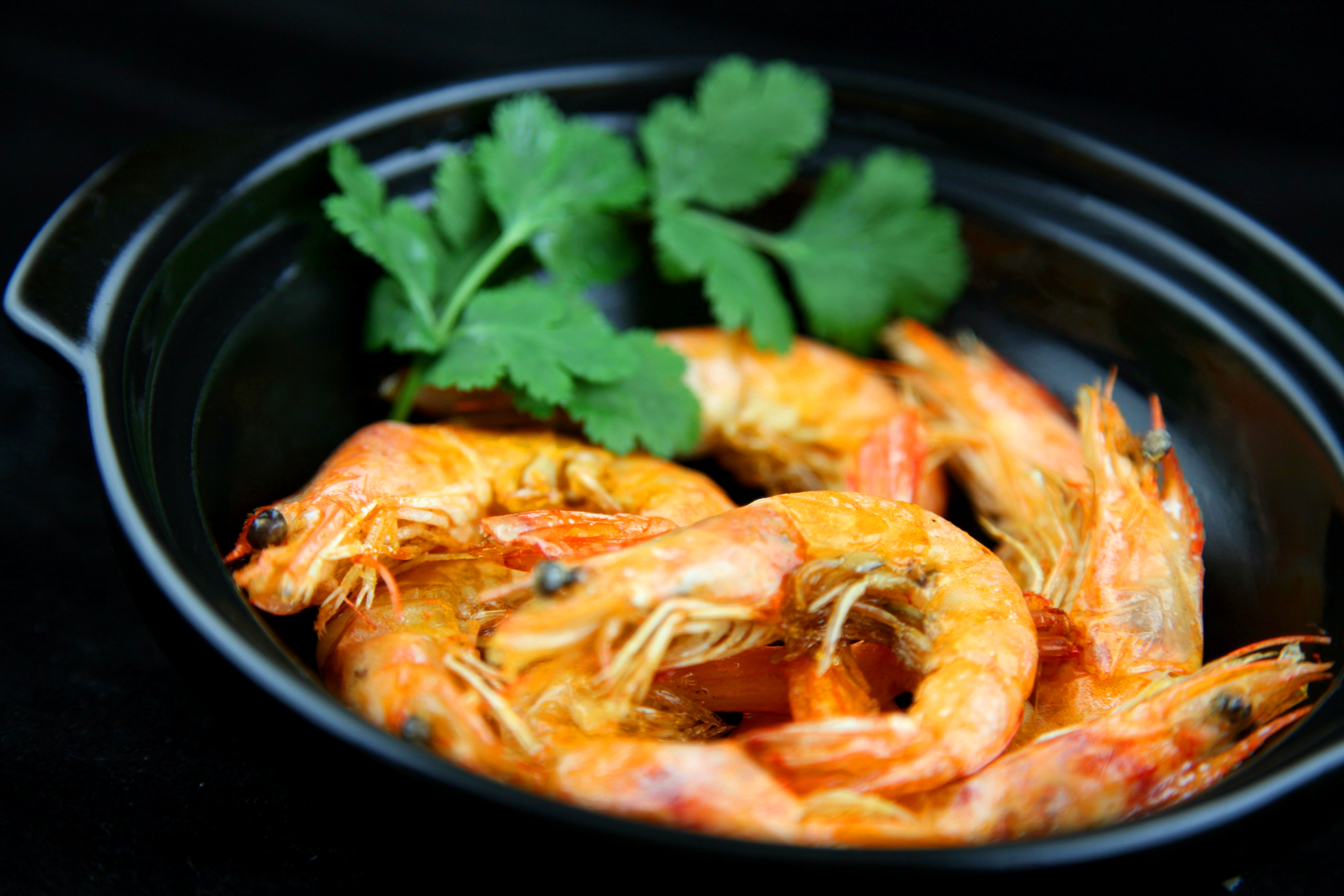 老虾公让烧汁虾与蔬菜巧妙的结合营养妙不可言