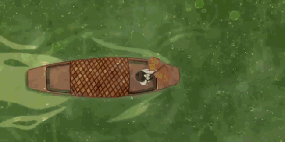 关键是它的每个局部放大,都是一幅自成格局的山水国画,而由方文山作词