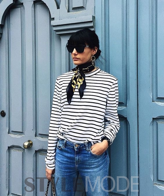 秋天一定要学会的领巾搭配方法