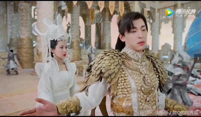 第八,锦觅和润玉大婚时,锦觅手捅旭凤