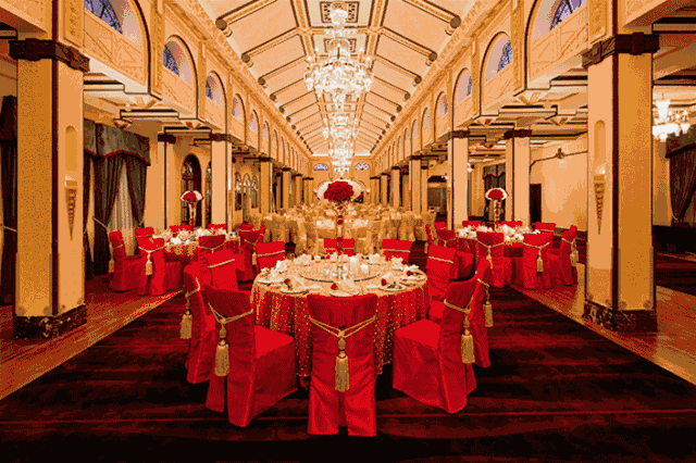 上海和平饭店婚宴图片