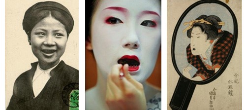 洁白的牙齿是健康的象征,日本古代却有把牙齿染黑视为美丽的传统