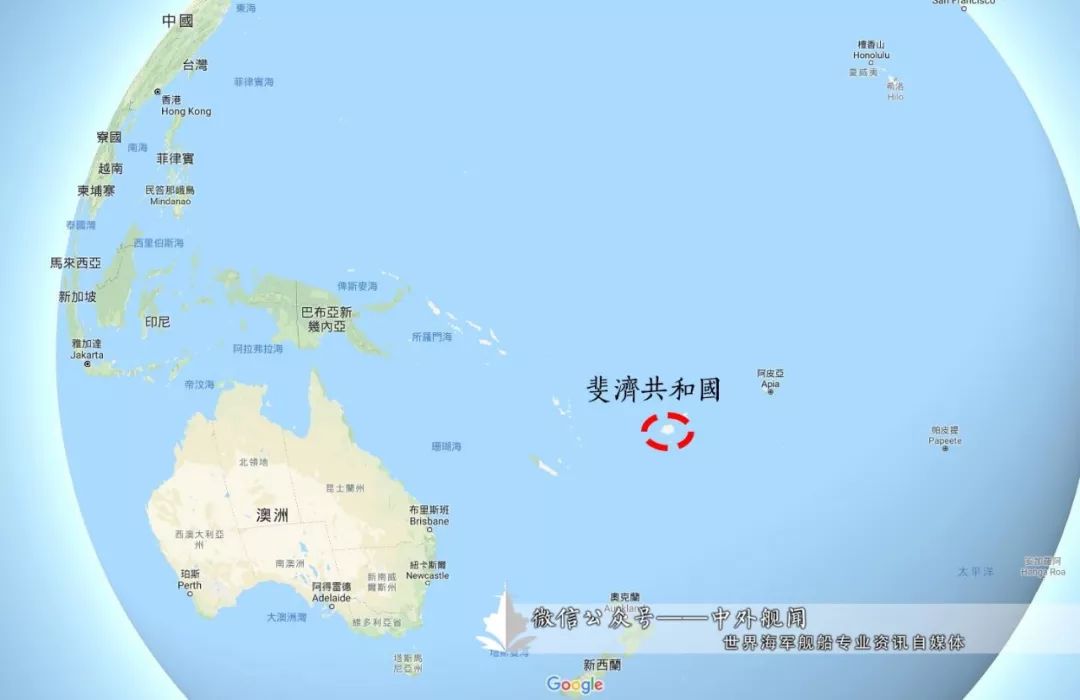 中国制造新型双体船成为斐济海军最大舰艇