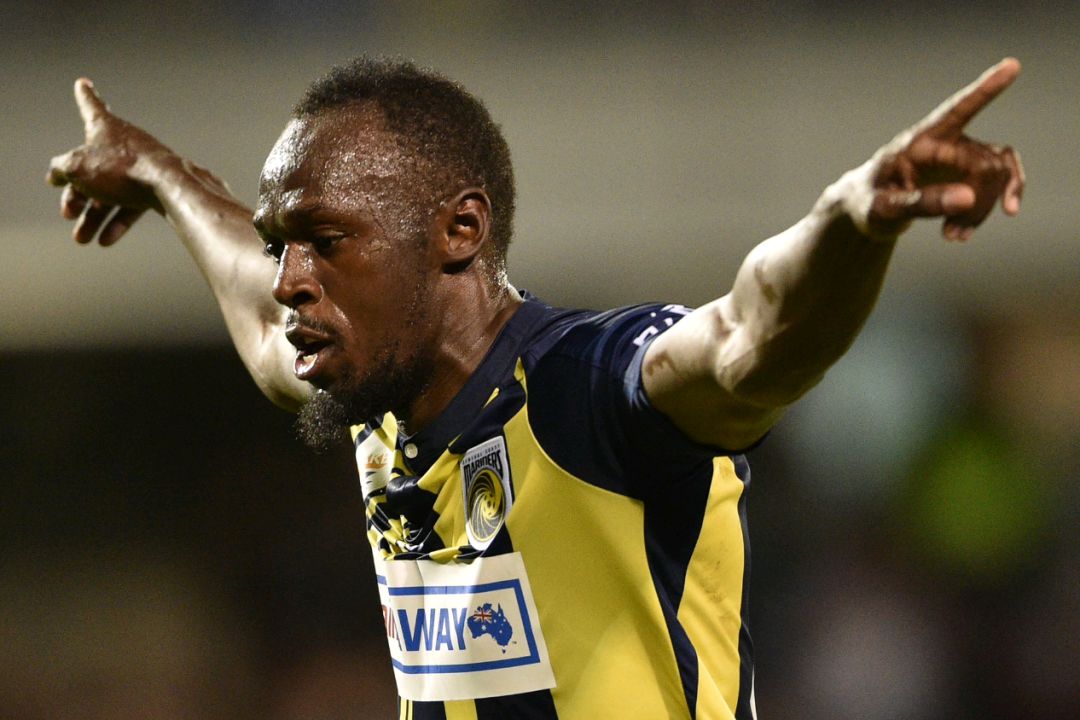 14分钟2球!博尔特足球生涯首次梅开二度