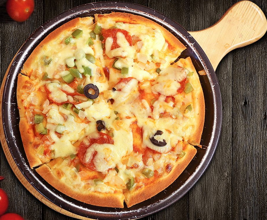 地址:圣元购物广场内 「玛格利塔-现烤披萨」 面和水果的一种结合体