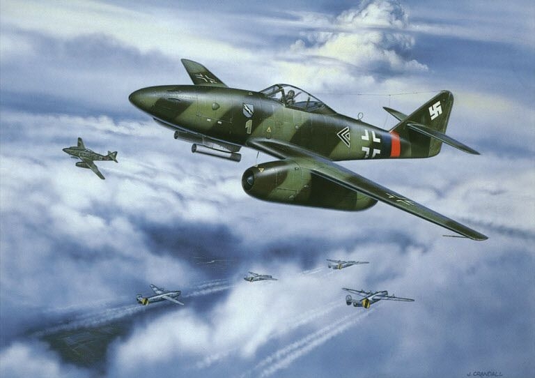 he-280和me-262的外形对比