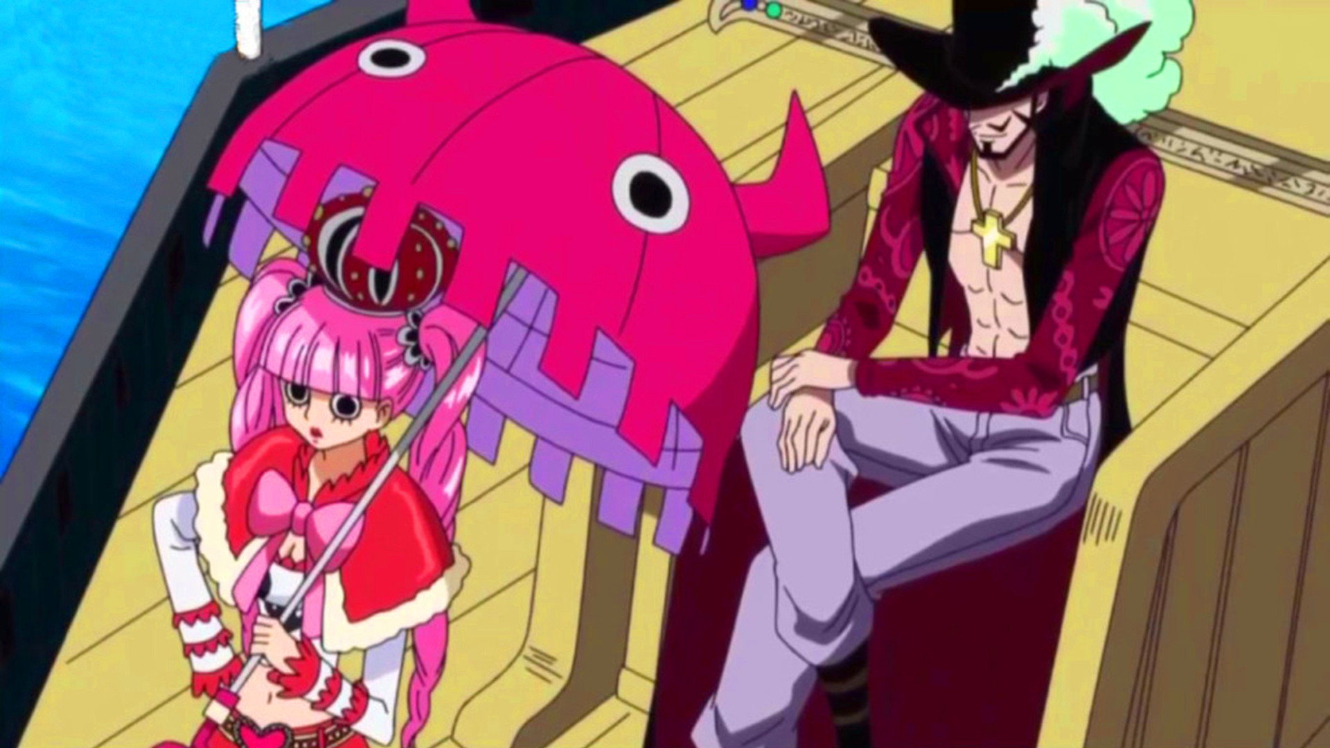 海贼王鹰眼就是天龙人的后代从细节上可以看出