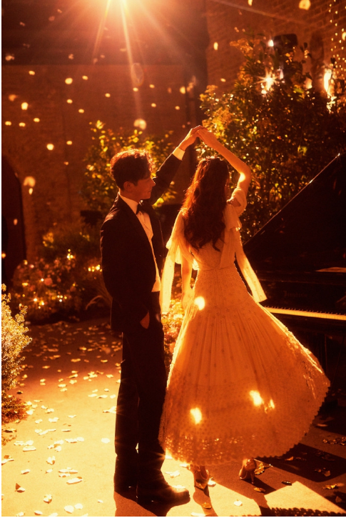 唐嫣罗晋维也纳婚礼浪漫唯美,誓词高甜感人