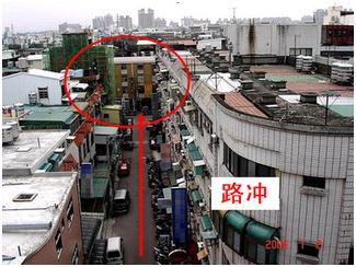 阳宅第三凶最忌门被冲路冲户型风水分析含各种化解方法