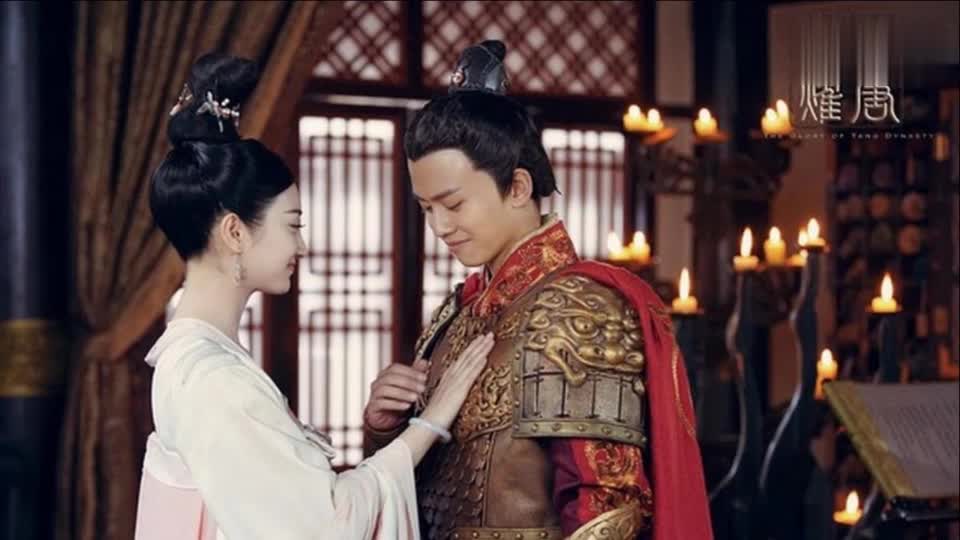 大唐荣耀景甜任嘉伦浪漫吻戏片段