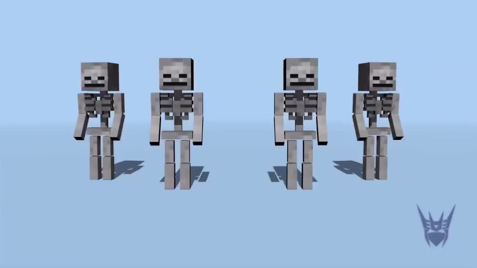 我的世界:骷髅小白的一千种死法