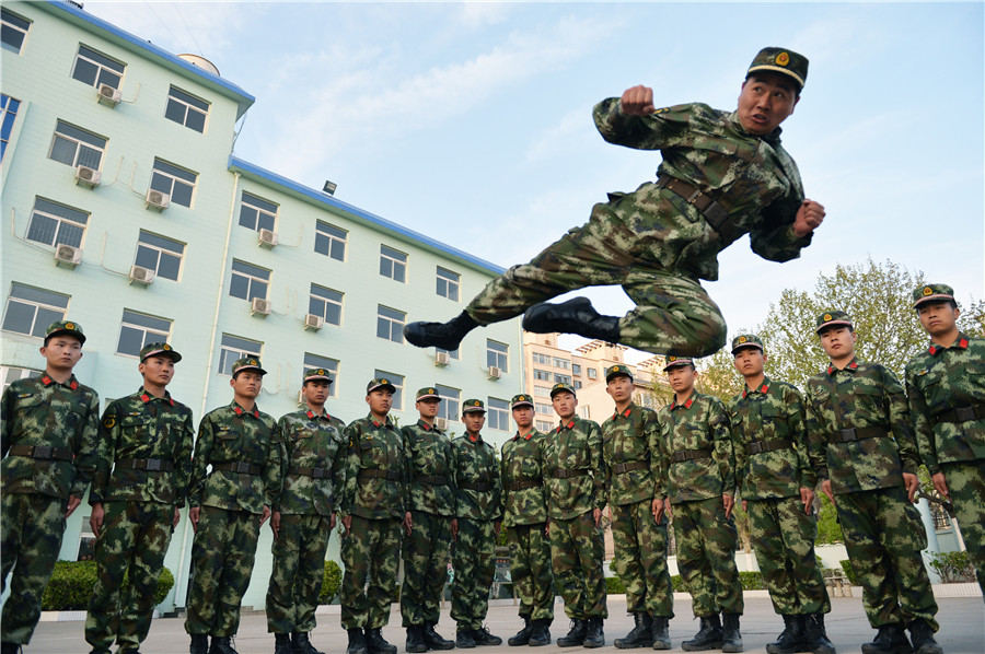 卫士忠诚在津门记武警天津总队滨海新区支队十三中队中队长王磊